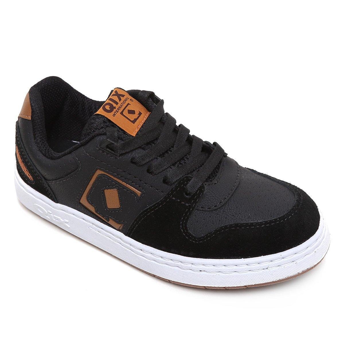 tenis qix preto e branco