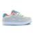 Tenis Qix Plaza 2 Laranja Azul - Branco
