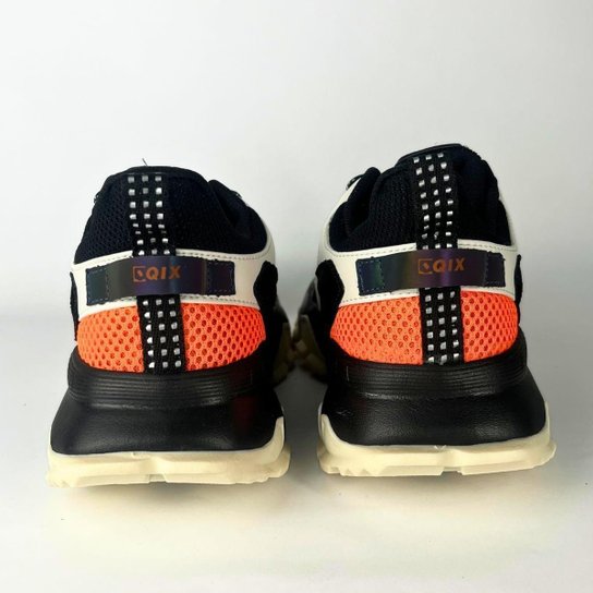 Tênis Qix Trek Preto e Branco