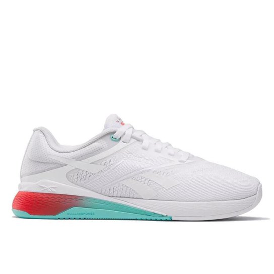 Tênis Reebok Nano X5 Feminino White/Aqua/Red