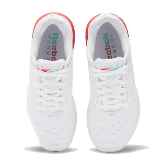 Tênis Reebok Nano X5 Feminino White/Aqua/Red