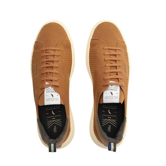 Tenis Reserva Classic Knit Marrom Caramelo