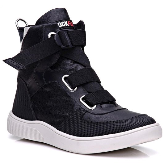 Tênis rock fit pearl jam em couro Feminino