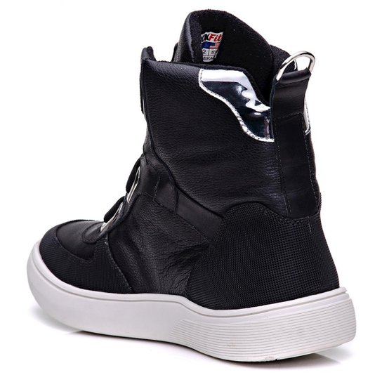 Tênis rock fit pearl jam em couro Feminino