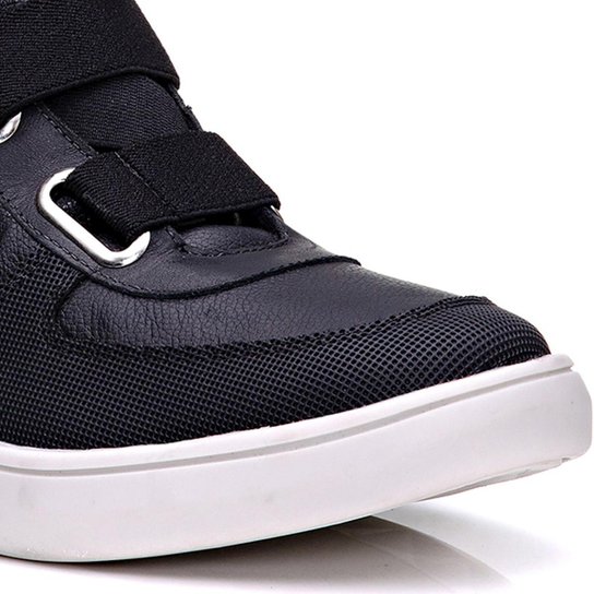 Tênis rock fit pearl jam em couro Feminino