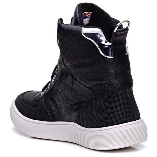 Tênis rock fit pearl jam em couro Feminino