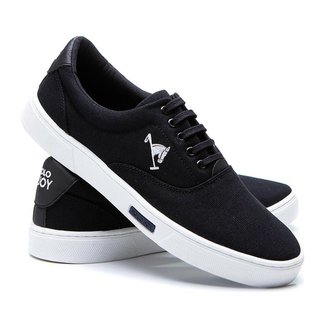 Tênis Sapatênis Masculino Polo Joy Casual Em Lona