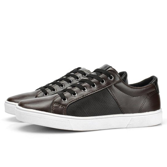 Tênis Sapatenis Masculino Preto Casual Super Conforto e Leve