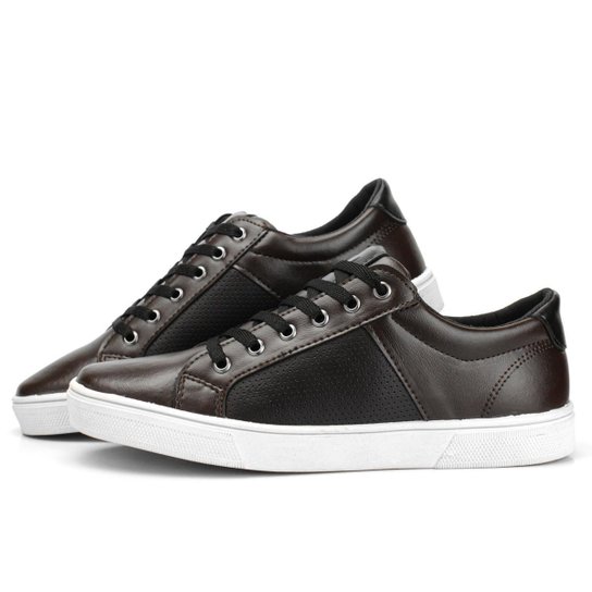 Tênis Sapatenis Masculino Preto Casual Super Conforto e Leve