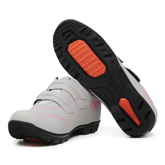 Tenis Sapatilha Bicicleta Pedalar Seguro Feminino Bike Way 2 New Fox