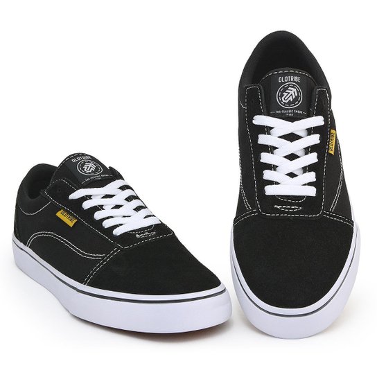 Tênis Skatista Old Tribe Sko Camurça Vulcanizado Unissex