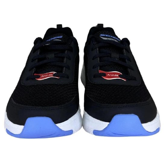 Tênis Skechers Arch Fit - Preto e azul
