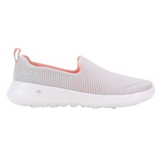 Tênis Skechers Go Walk Joy Feminino - Cinza  e Coral