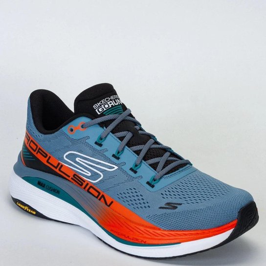 Tênis Skechers Max Cushioning Propulsion Masculino Azul