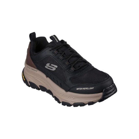 Tênis Skechers Preto/Marrom Masculino 237565