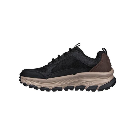 Tênis Skechers Preto/Marrom Masculino 237565