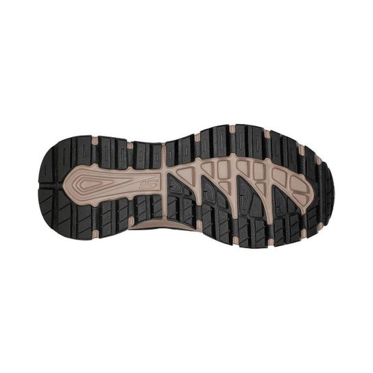 Tênis Skechers Preto/Marrom Masculino 237565