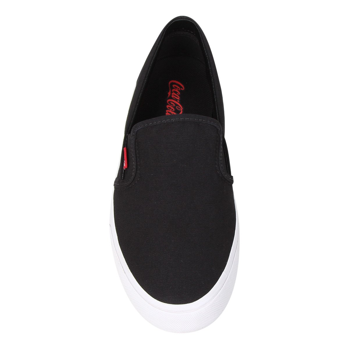 Tênis Slip On Coca-Cola Rise - Preto+Off White | Allianz Parque Shop