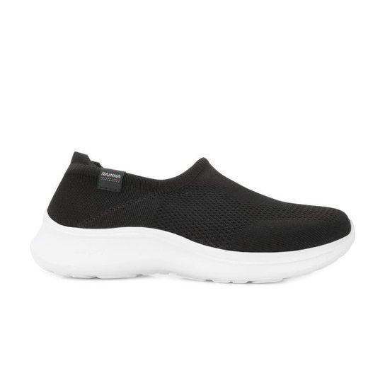 Tênis Slip On Rainha Charm e Meia Feminina