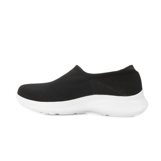 Tênis Slip On Rainha Charm e Meia Feminina