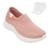 Tênis Slip On Rainha Charm e Meia RN25 - Rosa+Branco