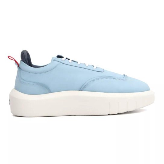 Tênis Sneaker Masculino em Couro Premium Solado Alto Confort
