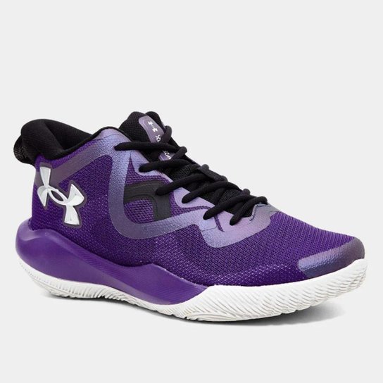 Tênis Under Armour Bankshot Se Roxo Preto Masculino
