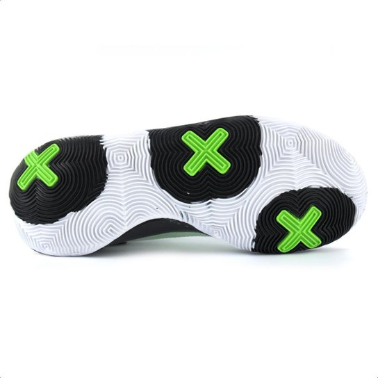 Tênis Under Armour Basket Buzzer Branco e Verde - Masculino