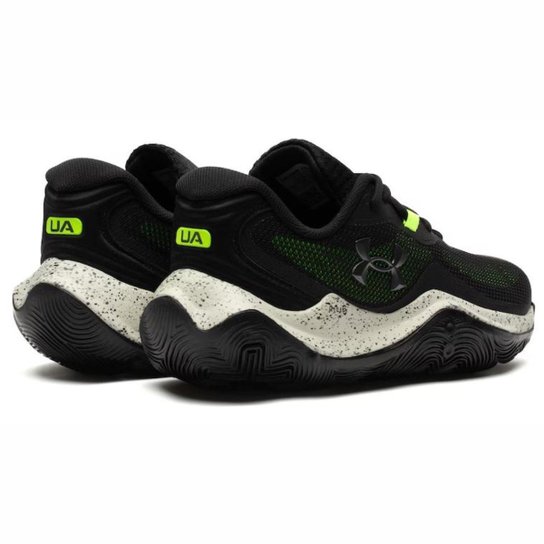 Tênis Under Armour Buzzer 2 Masculino Preto Verde