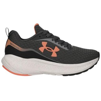 Tênis Under Armour Charged Wing SE Corrida Grafite e Laranja - Feminino 40