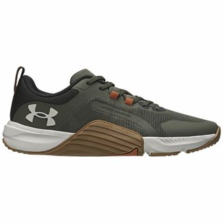 Tênis Under Armour Tribase Reps Unissex Verde Militar Confortável Academia Cross Training Exercício