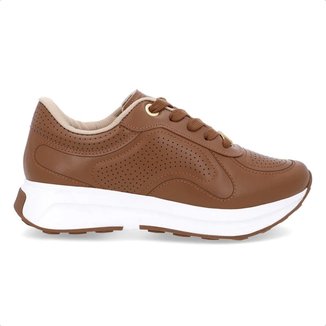 Tênis Usaflex Feminino Couro Casual AK1004