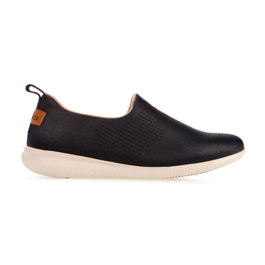 Tênis Usaflex Lycra Shine Marinho 34