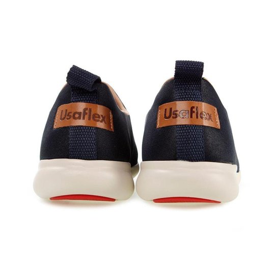Tênis Usaflex Lycra Shine Marinho 34