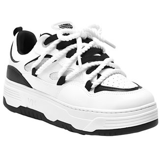 Tênis Via Marte Feminino Lançamento Moda Sneaker Milk/preto