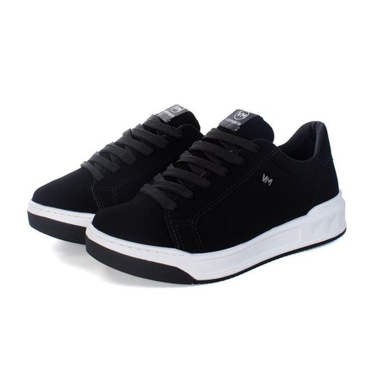 Tênis Via Marte Modern Nobuck Preto - Feminino 37