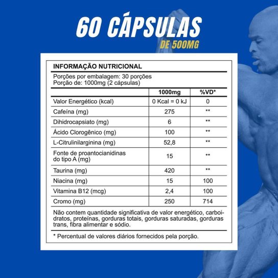 Termogênico Light Weight Baby Ronnie Coleman 60 Caps