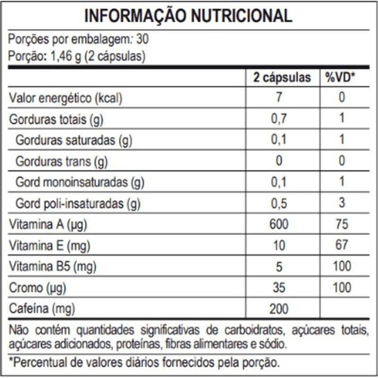 Termogênico Pro Burn Pote 60 Cápsulas Probiótica