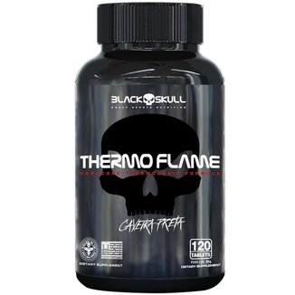 TERMOGÊNICO THERMO FLAME - 120 TABLETES - BLACK SKULL
