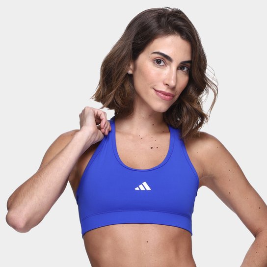 Top Adidas Treino Suporte Médio Feminino