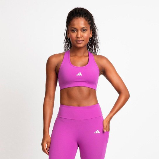 Top Adidas Treino Suporte Médio Feminino