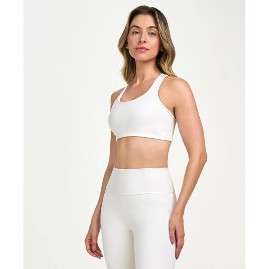 Top Alto Giro Costas Nadador Essentials Academia Alto Giro