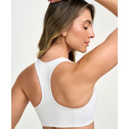 Top Alto Giro Costas Nadador Essentials Academia Alto Giro