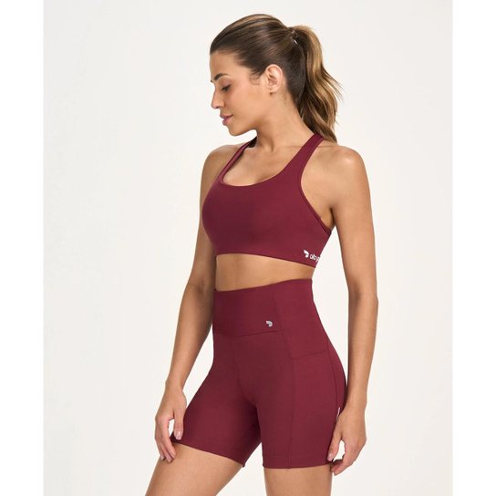 Top Alto Giro Costas Nadador Essentials Academia Alto Giro