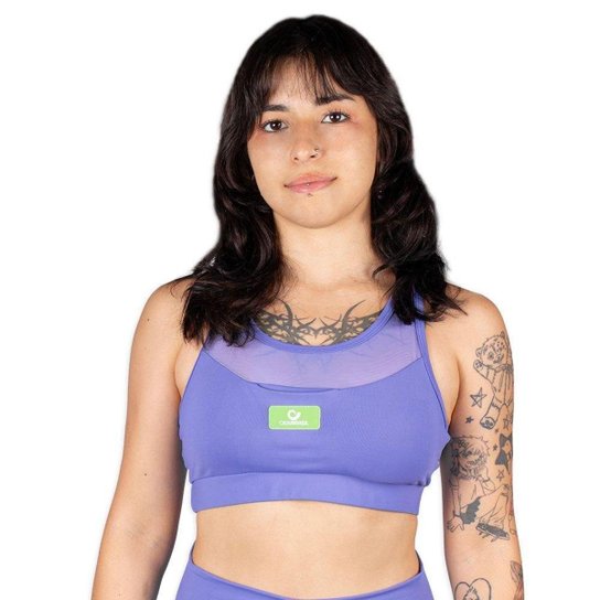 Top Caju Brasil Nz Com Bolso Na Frente Azul