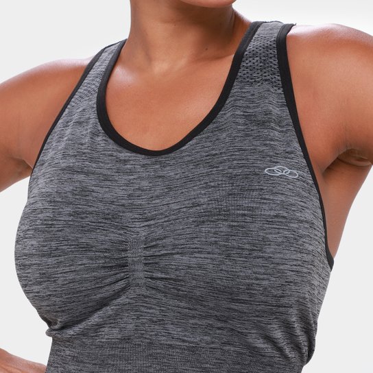Top Com Bojo Olympikus Knit Média Sustentação