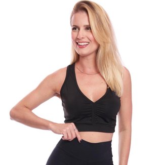 Top Feminino Academia Treino Alta Sustentação Fitness Cor:;Tamanho:M;Gênero:Feminino