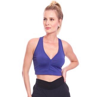 Top Feminino Academia Treino Alta Sustentação Fitness Cor:;Tamanho:M;Gênero:Feminino
