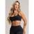 Top Fitness Cropped Alcinha Costas Abertas Feminino Jacquard Mvb Modas - Preto