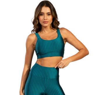 Top Fitness Feminino Vekyo New Zig 3D – Alta Compressão para Academia e Treino